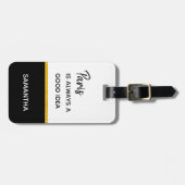 Paris ist immer eine gute Idee, Gepäckanhänger (Vorderseite horizontal)