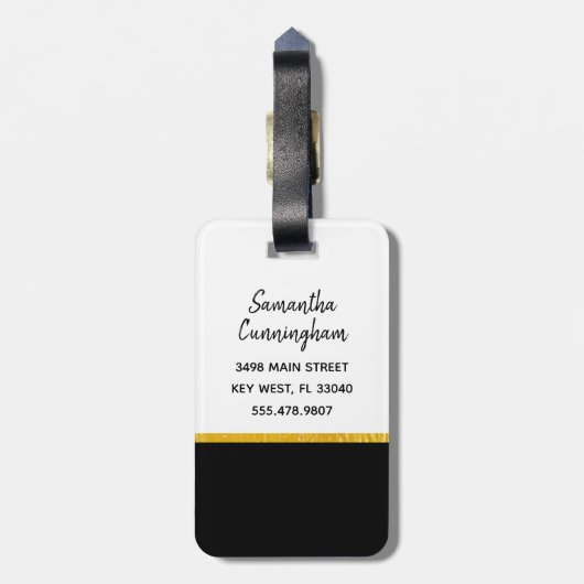 Paris ist immer eine gute Idee, Gepäckanhänger (Rückseite vertikal)