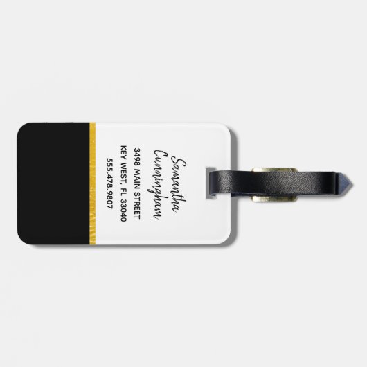 Paris ist immer eine gute Idee, Gepäckanhänger (Rückseite horizontal)