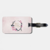 Paris ist immer eine gute Idee Gepäckanhänger (Rückseite horizontal)