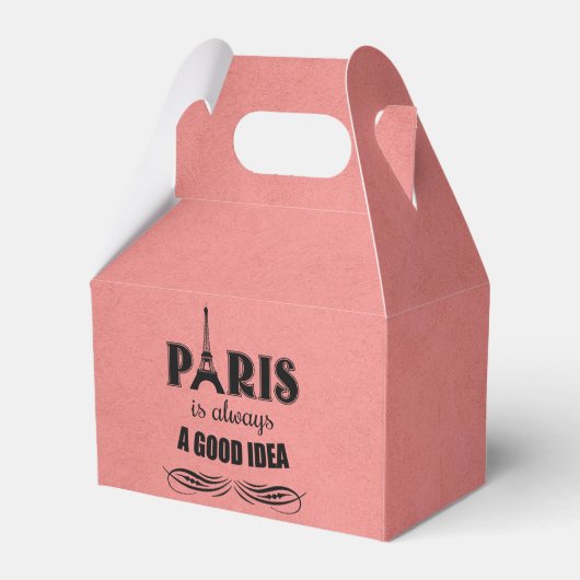 Paris ist immer eine gute Idee Geschenkschachtel (Rückseite)
