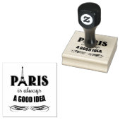 Paris ist immer eine gute Idee Gummistempel (Stempel)