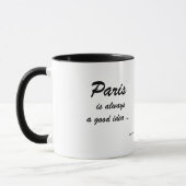 Paris ist immer eine gute Idee - Kaffee-Tasse Tasse (Links)