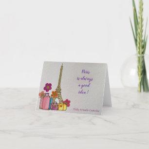 "Paris ist immer eine gute Idee" Karte