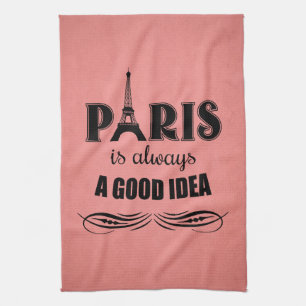 Paris ist immer eine gute Idee Küchentuch