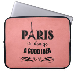 Paris ist immer eine gute Idee Laptopschutzhülle