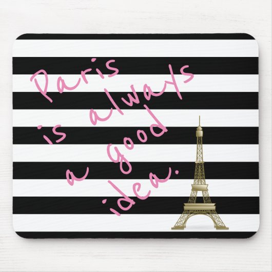 Paris ist immer eine gute Idee Mousepad (Vorne)