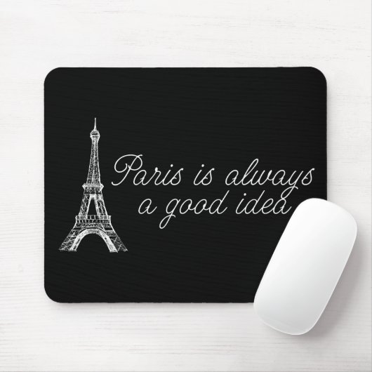 Paris ist immer eine gute Idee Mousepad (Mit Mouse)