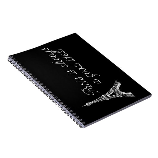 Paris ist immer eine gute Idee Notizblock (Rechte Seite)