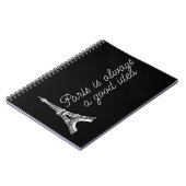 Paris ist immer eine gute Idee Notizblock (Linke Seite)