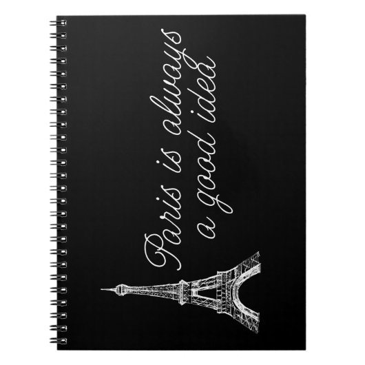 Paris ist immer eine gute Idee Notizblock (Vorderseite)