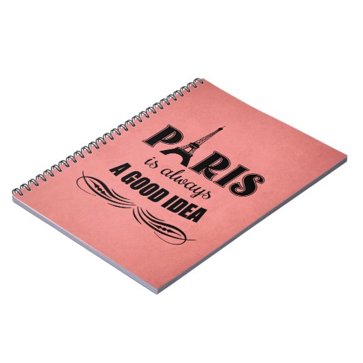 Paris ist immer eine gute Idee Notizblock (Linke Seite)