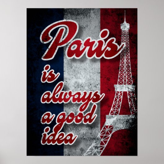 Paris ist immer eine gute Idee Poster (Vorne)