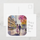 Paris ist immer eine gute Idee Postkarte (Vorne/Hinten)