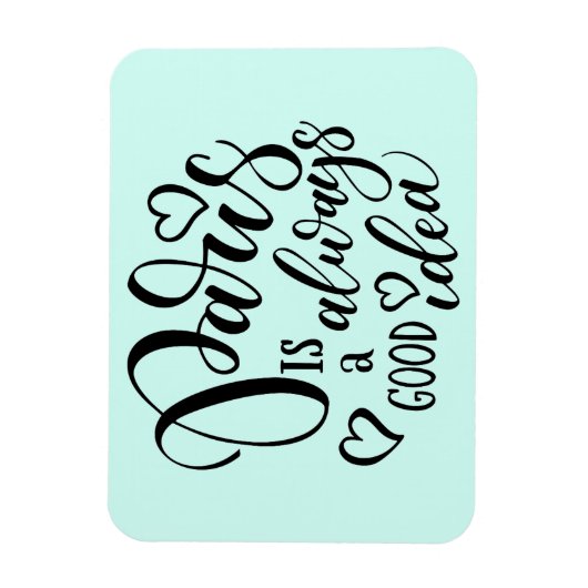 Paris ist immer eine gute Idee Skript Magnet (Vertikal)