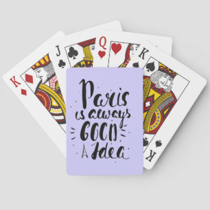 Paris ist immer eine gute Idee Spielkarten