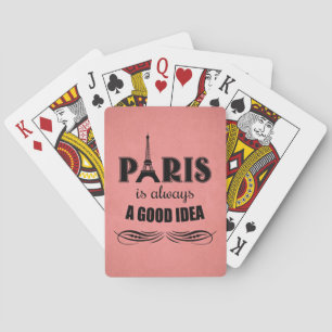 Paris ist immer eine gute Idee Spielkarten