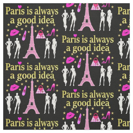 PARIS IST IMMER EINE GUTE IDEE STOFF (Muster)