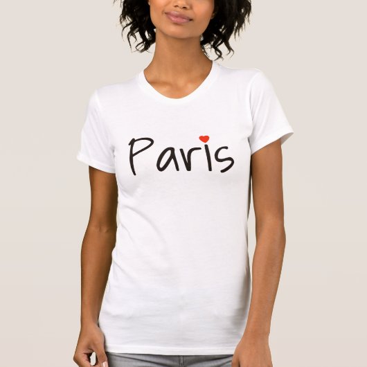 Paris ist Liebe T-Shirt (Vorderseite)