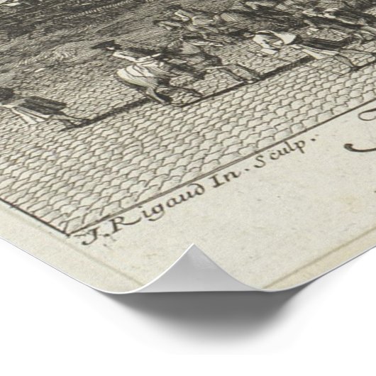 Paris - Jacques Rigaud Poster (Ecke)