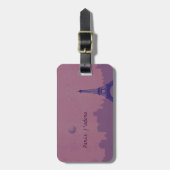 Paris j'adore gepäckanhänger (Vorderseite vertikal)