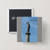 Paris - Jardin de Luxembourg Button (Vorne & Hinten)