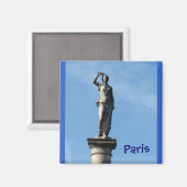 Paris - Jardin de Luxembourg Magnet (Vorderseite/Rückseite)