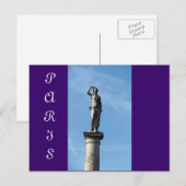 Paris - Jardin de Luxembourg Postkarte (Vorne/Hinten)