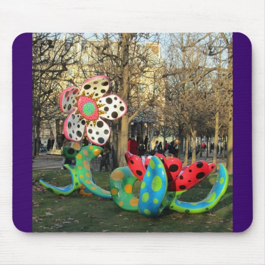 Paris - Jardin de Tuilleries Mousepad (Vorne)