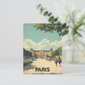 Paris Jardin des Plantes Postkarte (Stehend Vorderseite)