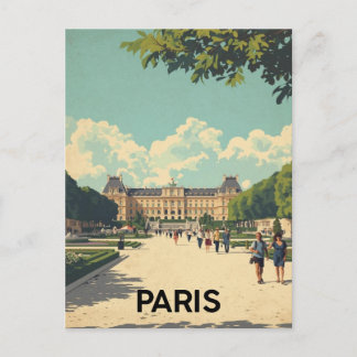 Paris Jardin des Plantes Postkarte