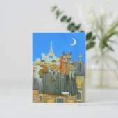 Paris Jazz Postkarte (Stehend Vorderseite)