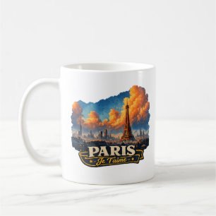 🗼☕ „Paris – Je T’aime“-Tasse Kaffeetasse