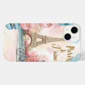 Paris, Je T'aime - Eiffelturm mit Macarons Case-Mate iPhone Hülle (Rückseite (Horizontal))