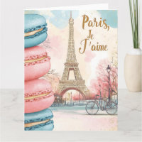 Paris, Je T'aime - Eiffelturm mit Macarons