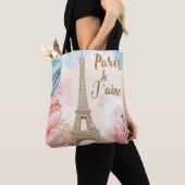 Paris, Je T'aime - Eiffelturm mit Macarons Tasche (Von Nahem)