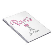 Paris - Je t'aime (Ich Liebe dich) Notizblock (Rechte Seite)