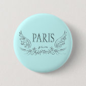 PARIS Je t'aime (in Liebe du) Button (Vorderseite)