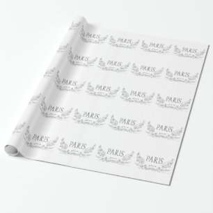 PARIS Je t'aime (in Liebe du) Geschenkpapier