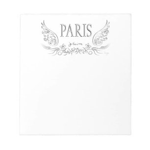 PARIS Je t'aime (in Liebe du) Notizblock