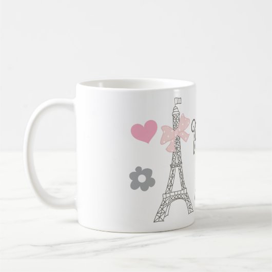 Paris Je T'aime Kaffeetasse (Links)