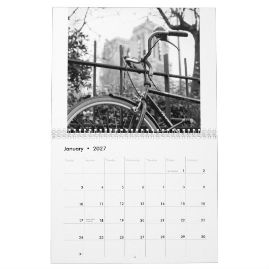 Paris, je t'aime! kalender (Jan 2027)