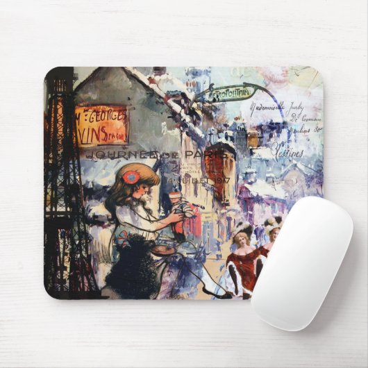 Paris, je t'aime mousepad (Mit Mouse)