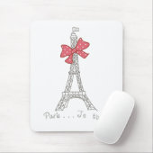 Paris… Je t'aime Mousepad (Mit Mouse)