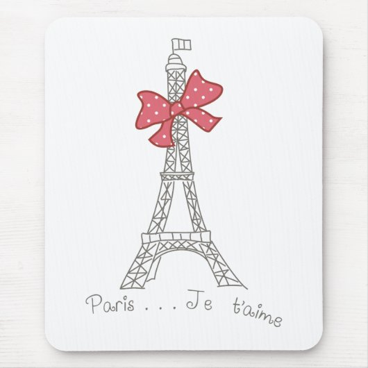 Paris… Je t'aime Mousepad (Vorne)
