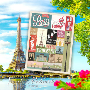 Paris Je T'aime Postkarte