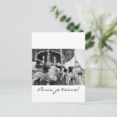 Paris, je t'aime! Postkarte (Stehend Vorderseite)