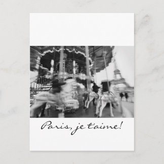 Paris, je t'aime! Postkarte