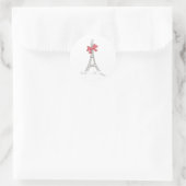 Paris... Je t'aime Runder Aufkleber (Tasche)