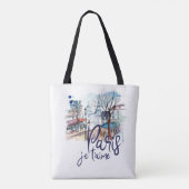 Paris Je t'aime Tasche (Rückseite)
